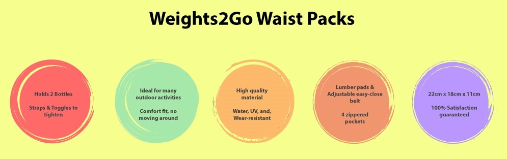 Weights 2Go Waist Packs